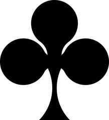 playing card symbols design illustration isolated on transparent background 