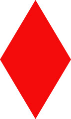 Obraz premium playing card symbols design illustration isolated on transparent background 