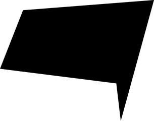speech bubble design illustration isolated on transparent background