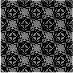 monochrome seamless pattern,black and white color.Repeating geometric tiles from stripe elements. black ornament.
Repeating geometric tiles from striped elements.