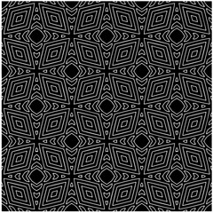 monochrome seamless pattern,black and white color.Repeating geometric tiles from stripe elements. black ornament.
Repeating geometric tiles from striped elements.