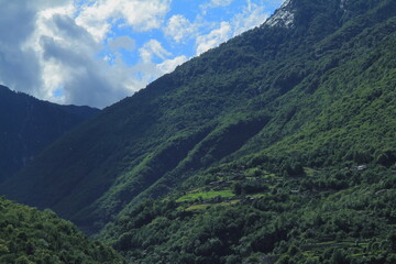 Naklejka premium Nice view of the town of Bard