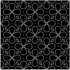 monochrome seamless pattern,black and white color.Repeating geometric tiles from stripe elements. black ornament.
Repeating geometric tiles from striped elements.
