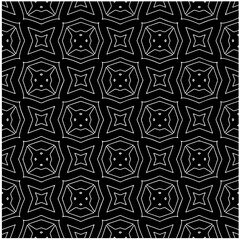 monochrome seamless pattern,black and white color.Repeating geometric tiles from stripe elements. black ornament.
Repeating geometric tiles from striped elements.