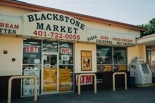 Blackstone Market vintage sign, Pawtucket, Rhode Island