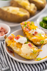 Pressure Cooker Baked Potatoes