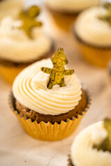 Gingerbread cupcakes