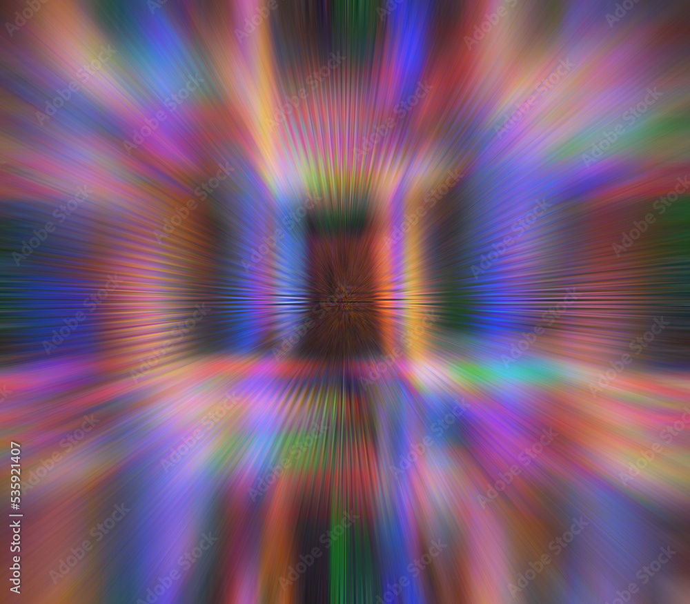 Canvas Prints abstract iridescent glitch art texture background image.