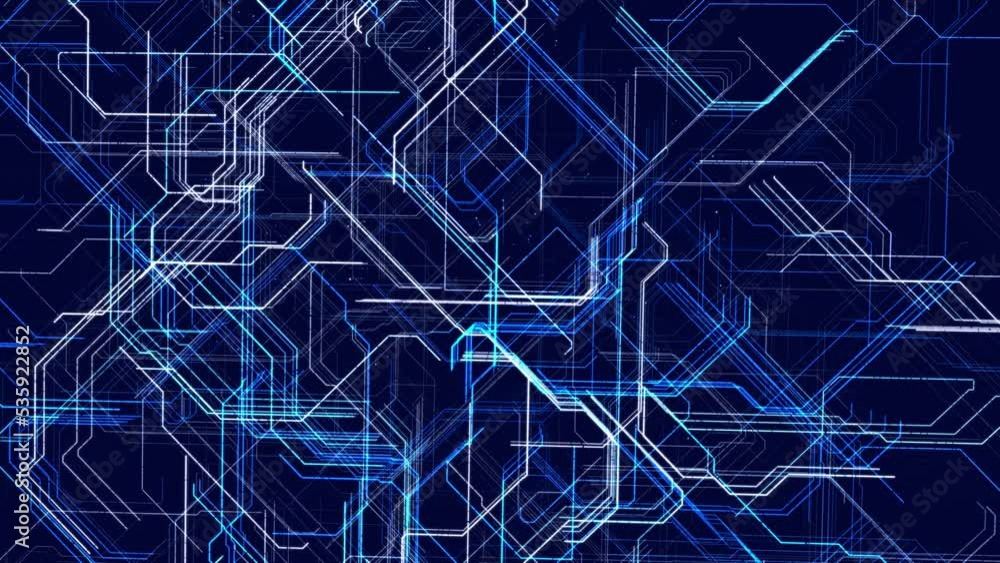 Poster lines form hologram information blocks, ai construction light grid, info concept lines and nodes. bi