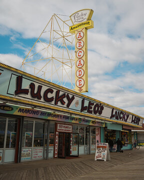 Lucky Leos, On The Boardwalk, Seaside Heights, New Jersey