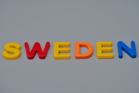 SWEDENの文字とコピースペース