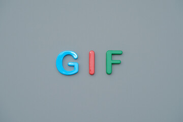 GIFの文字とコピースペース