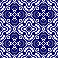 Ikat geometric folklore ornament, Tribal ethnic texture. Seamless striped pattern in Aztec style, Figure tribal embroidery, Scandinavian, Ikat pattern