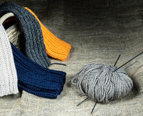 ball with woolen threads and related products