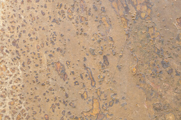 Rustic stone, stone wall erosion texture or grunge stone texture with rust color used for web...