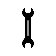 wrench two angles icon. motorcycle icon theme