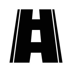 road vector icon. motorcycle icon theme