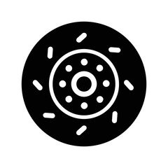 disc brake vector icon. motorcycle icon theme