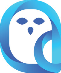 Abstract Owl Logo Designs