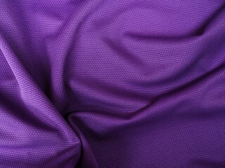 Fabric texture of natural cotton, wool, silk or linen textile material. Purple fabric background