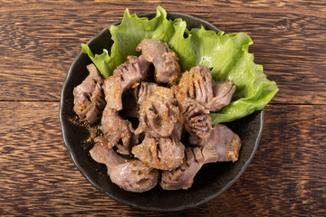砂肝の塩焼き