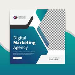 Digital marketing agency social media post template 
