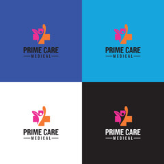 medical logo design, health vector logo, symbol, logo design for health