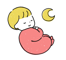眠っている赤ちゃん