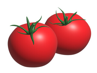 tomatoes on a transparent background