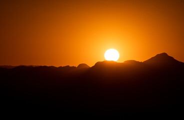 Saguaro National Park Arizona sunset