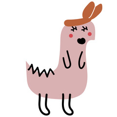 cute dinosaurs childish hand drawn vector element