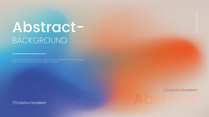 Abstract background with blue and red blurred gradients