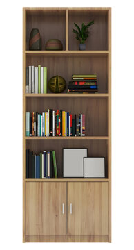 Wooden toy and book rack mockup. Png