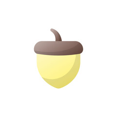 Acorn icon design template vector illustration