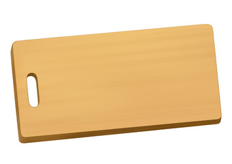 木製のまな板の手書きイラスト(PNG)	