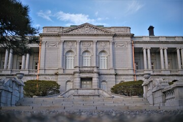 Fototapeta na wymiar 東京の元赤坂にある現在の迎賓館の建物は、東宮御所として1909年（明治42年）に建設された。