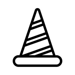 traffic cone icon 