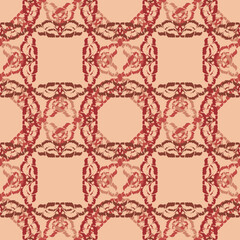 Seamless fractal pattern in vector format for printed fabrics or any other purposes. Every object is grouped base on color so the pattern is editable, tileable and easy to use.