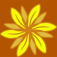 abstract floral design