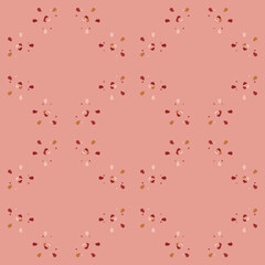 Seamless fractal pattern in vector format for printed fabrics or any other purposes. Every object is grouped base on color so the pattern is editable, tileable and easy to use.