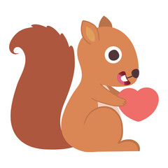 Love animal squirrel