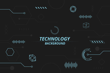 vector background abstract technology.