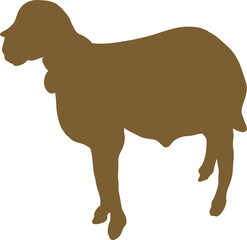 Goat silhouette