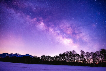Haramura Sneeuwveld en Melkweg