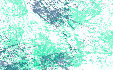 Abstract grunge texture splash paint blue and green background