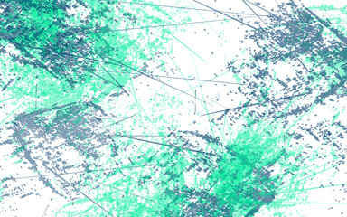 Abstract grunge texture splash paint blue and green background
