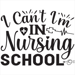 I can't i'm in nursing school