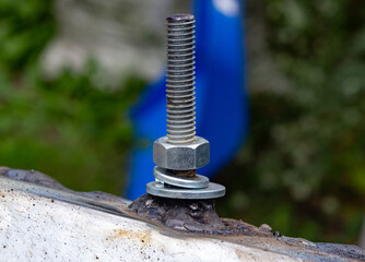 close up of a screw
