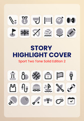 Sport Two Tone Icon Story Highlight Cover