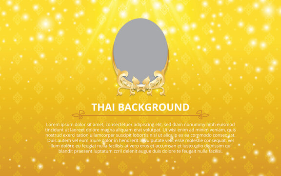 thai pattern background for greeting card, advertising, web site, flyers, posters template design.